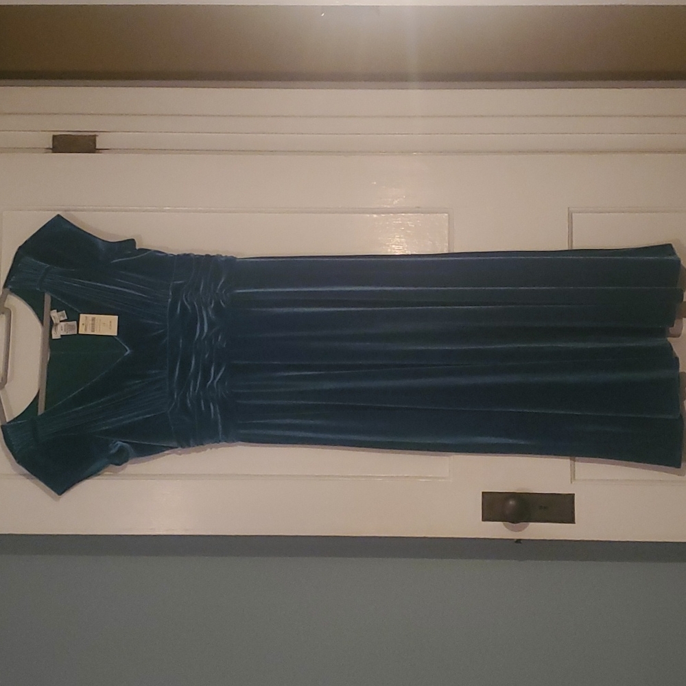 Teal gown
